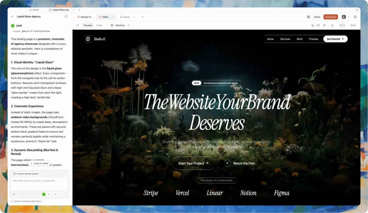 A biblioteca de design systems do Open Design — marcas e tokens mantidos como arquivos seus